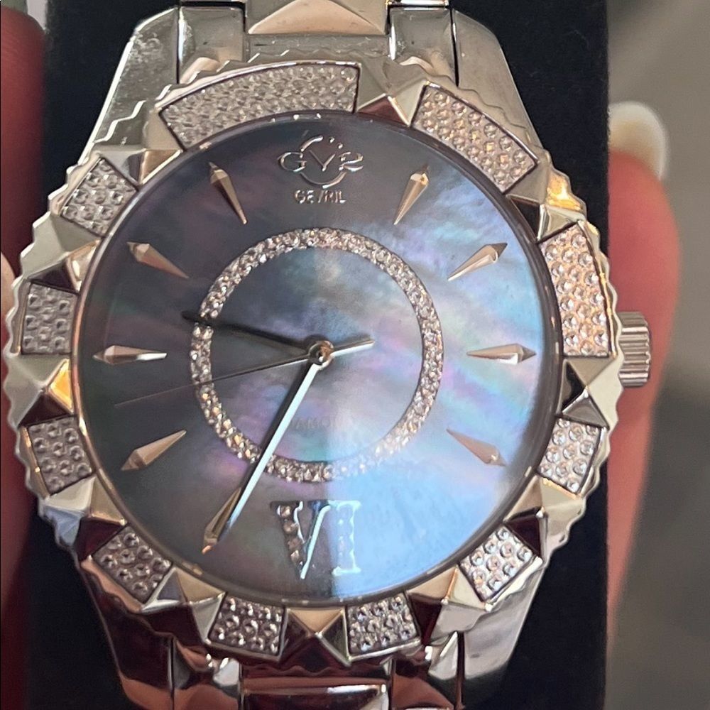 Gevril Watch - GV2 Venice Diamond - Silver